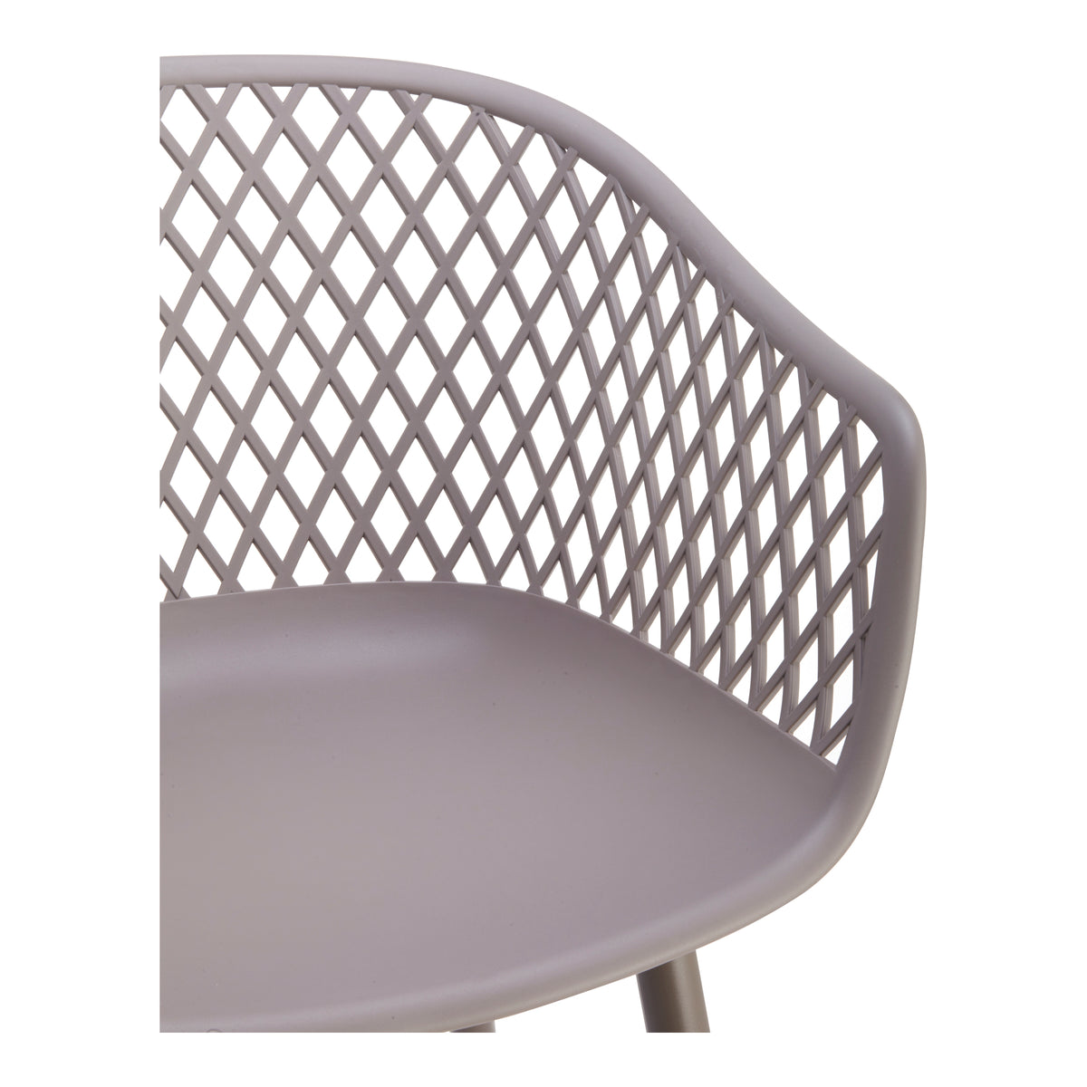 Piazza Outdoor Chair Grey - Set Of Two by Moe's Home
