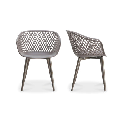 Piazza Outdoor Chair Grey   Set Of Two | Grey