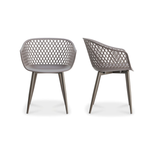 Piazza Outdoor Chair Grey   Set Of Two | Grey