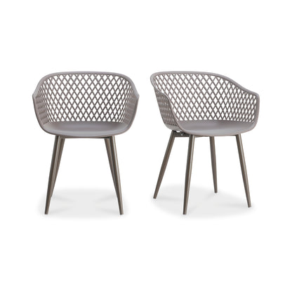 Piazza Outdoor Chair Grey - Set Of Two