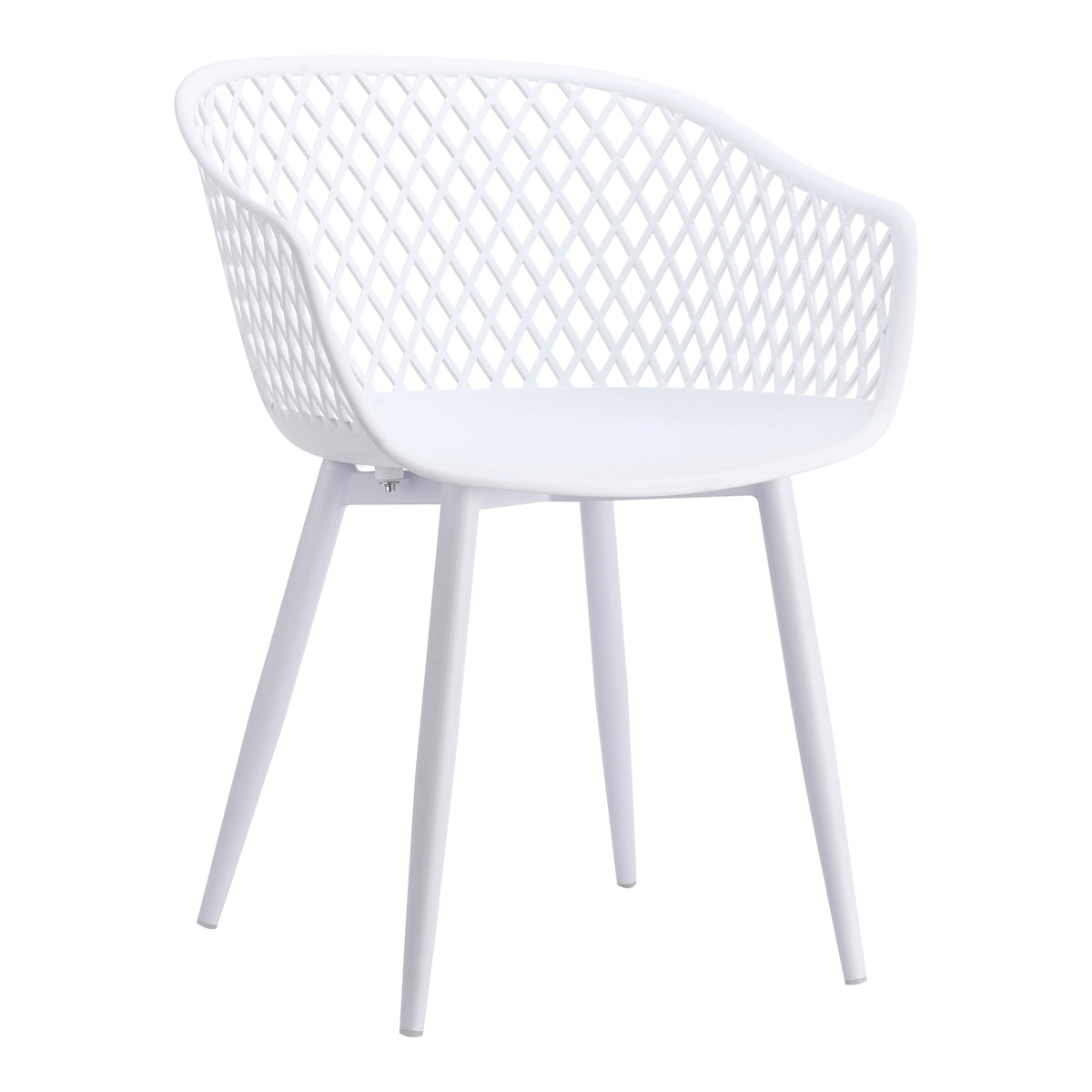 Piazza Outdoor Chair White - Set Of Two by Moe's Home