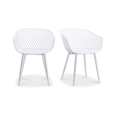 Piazza Outdoor Chair White   Set Of Two | White