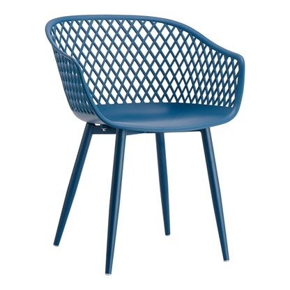 Piazza Outdoor Chair Blue - Set Of Two