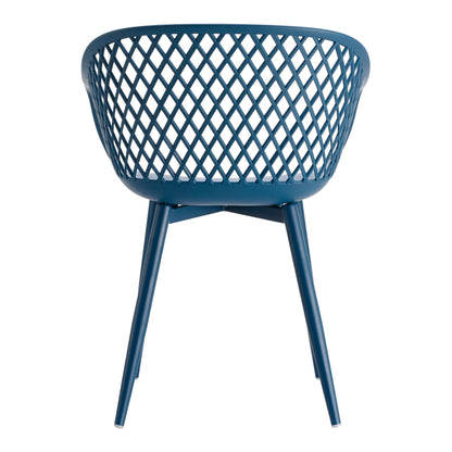 Piazza Outdoor Chair Blue - Set Of Two