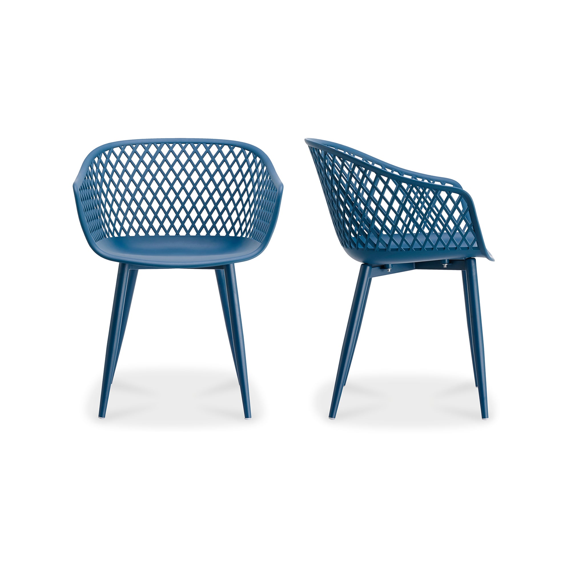 Piazza Outdoor Chair Blue - Set Of Two | Blue