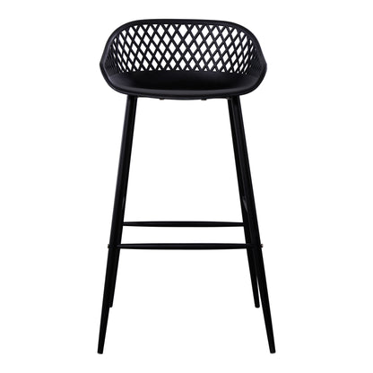 Piazza Outdoor Barstool Black - Set Of Two