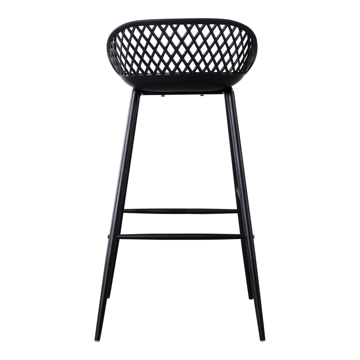 Piazza Outdoor Barstool Black - Set Of Two by Moe's Home