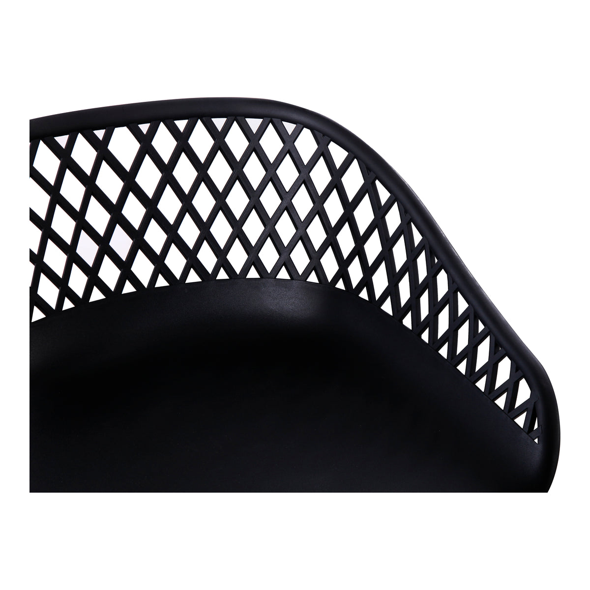 Piazza Outdoor Barstool Black - Set Of Two by Moe's Home
