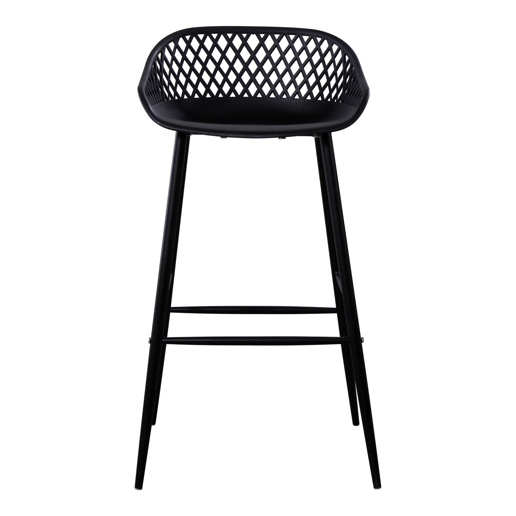 Piazza Outdoor Barstool Black - Set Of Two
