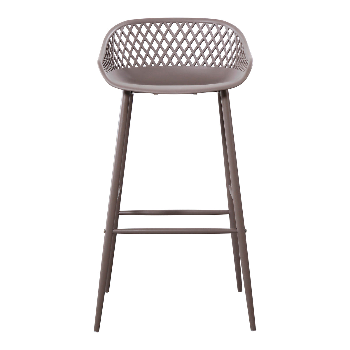 Piazza Outdoor Barstool Grey - Set Of Two by Moe's Home