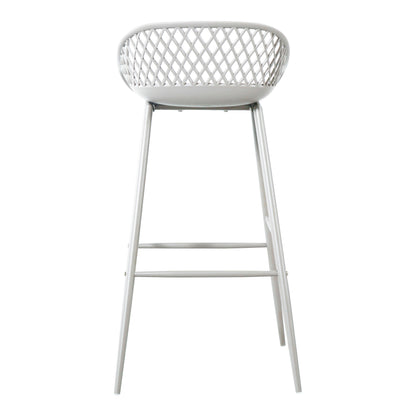 Piazza Outdoor Barstool White - Set Of Two