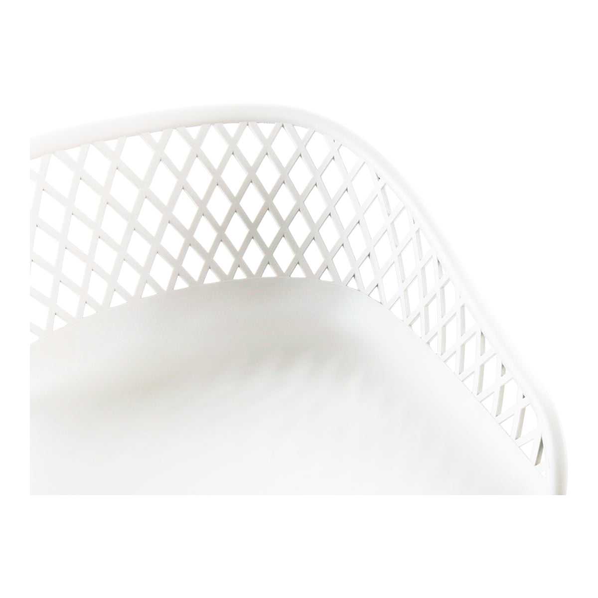 Piazza Outdoor Barstool White - Set Of Two by Moe's Home
