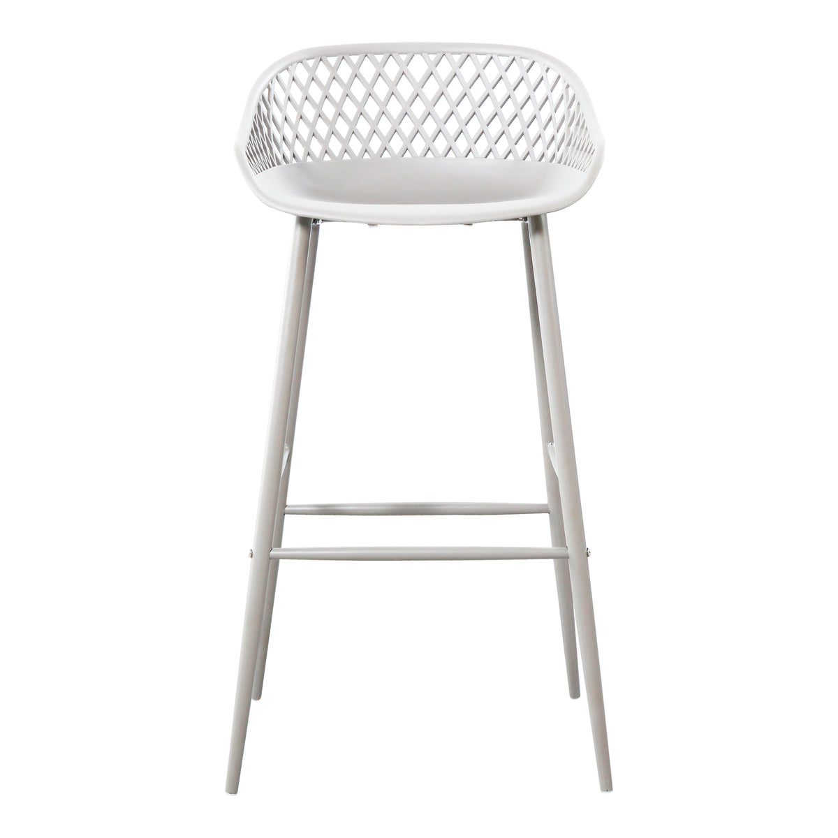 Piazza Outdoor Barstool White - Set Of Two by Moe's Home