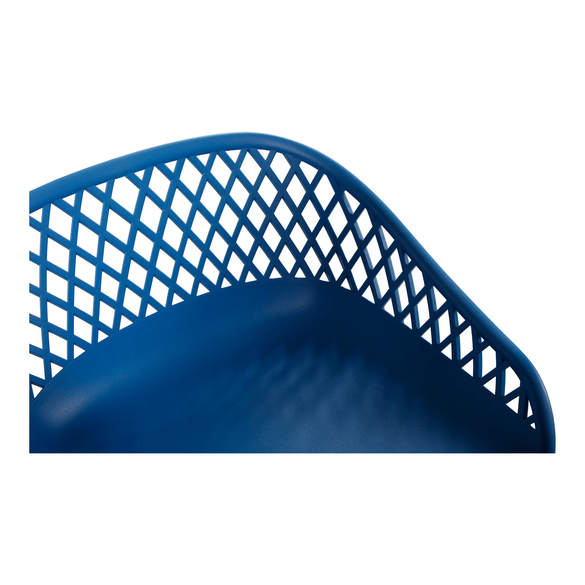 Piazza Outdoor Barstool Blue - Set Of Two by Moe's Home
