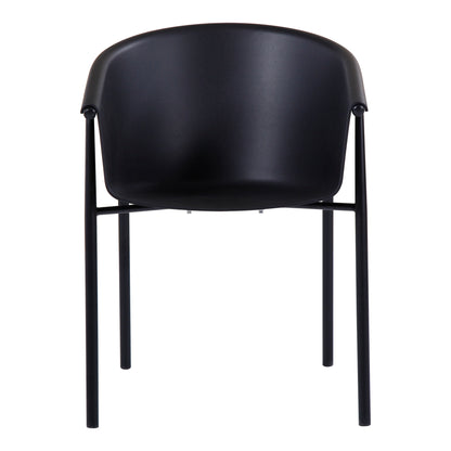 Shindig Outdoor Dining Chair Black - Set Of Two