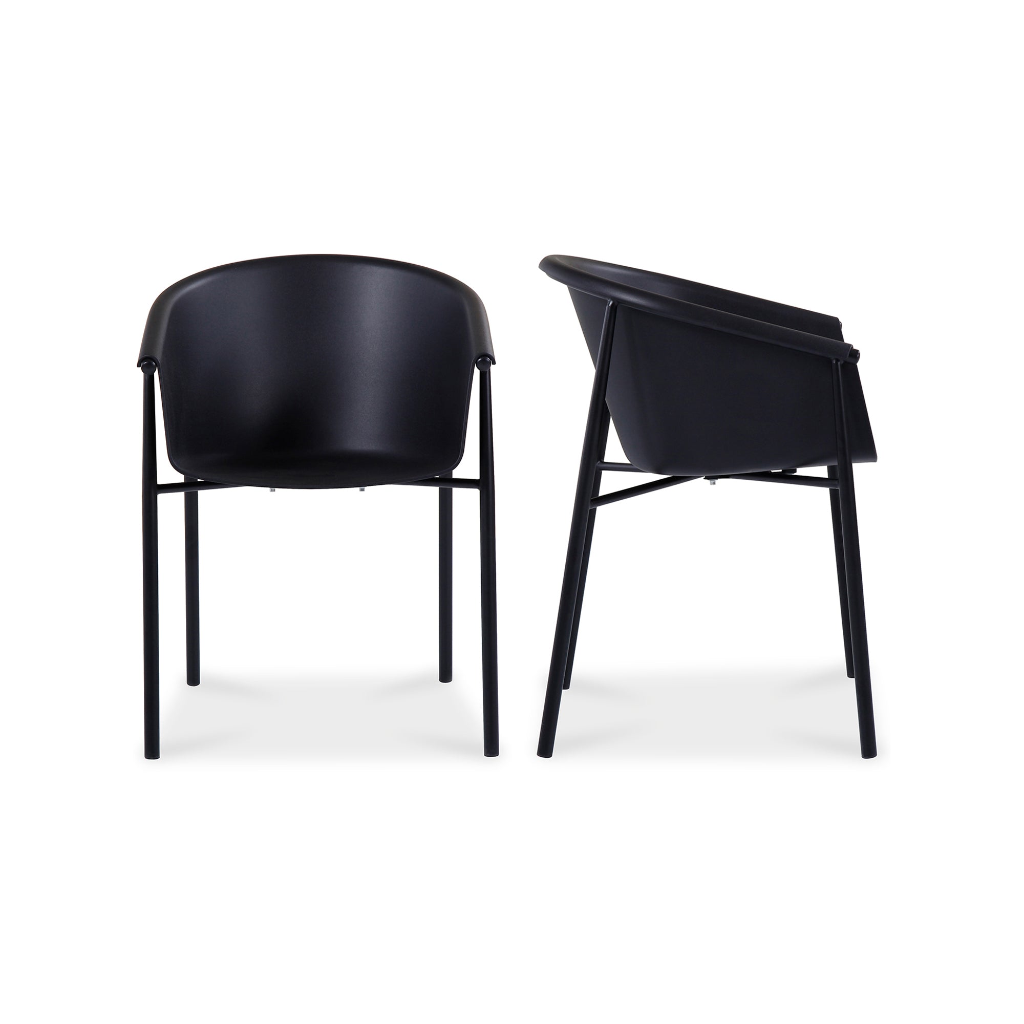 Shindig Outdoor Dining Chair Black - Set Of Two | Black