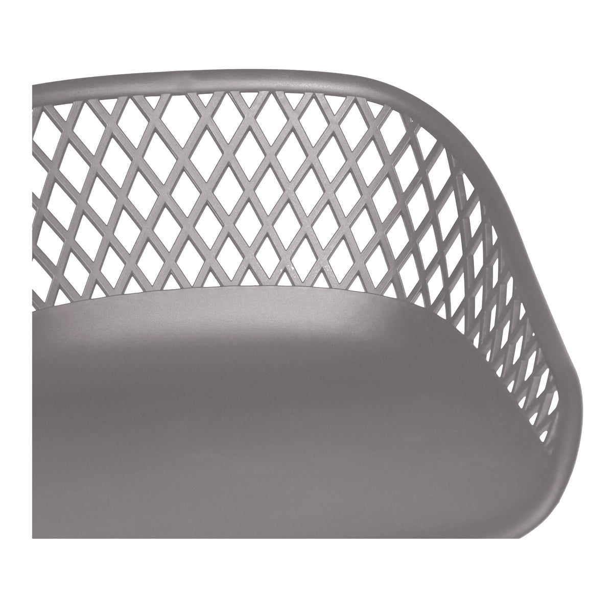 Piazza Outdoor Counter Stool Grey - Set Of Two by Moe's Home