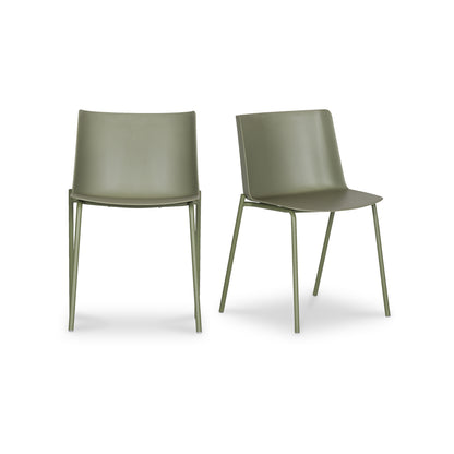 Silla Outdoor Dining Chair Sage Green - Set Of Two