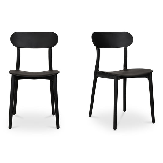 Kent Outdoor Dining Chair Black - Set Of Two by Moe's Home