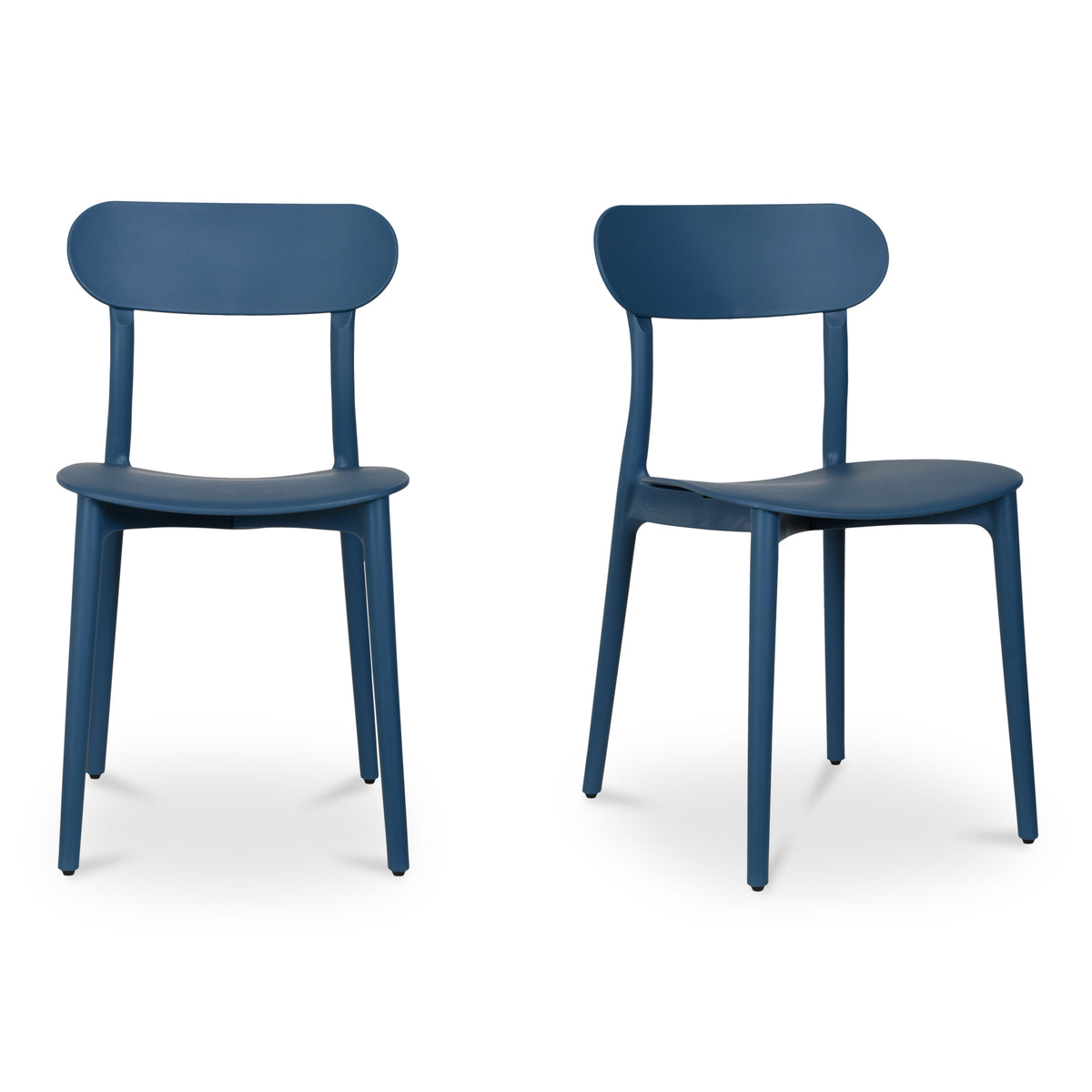 Kent Outdoor Dining Chair Navy - Set Of Two by Moe's Home