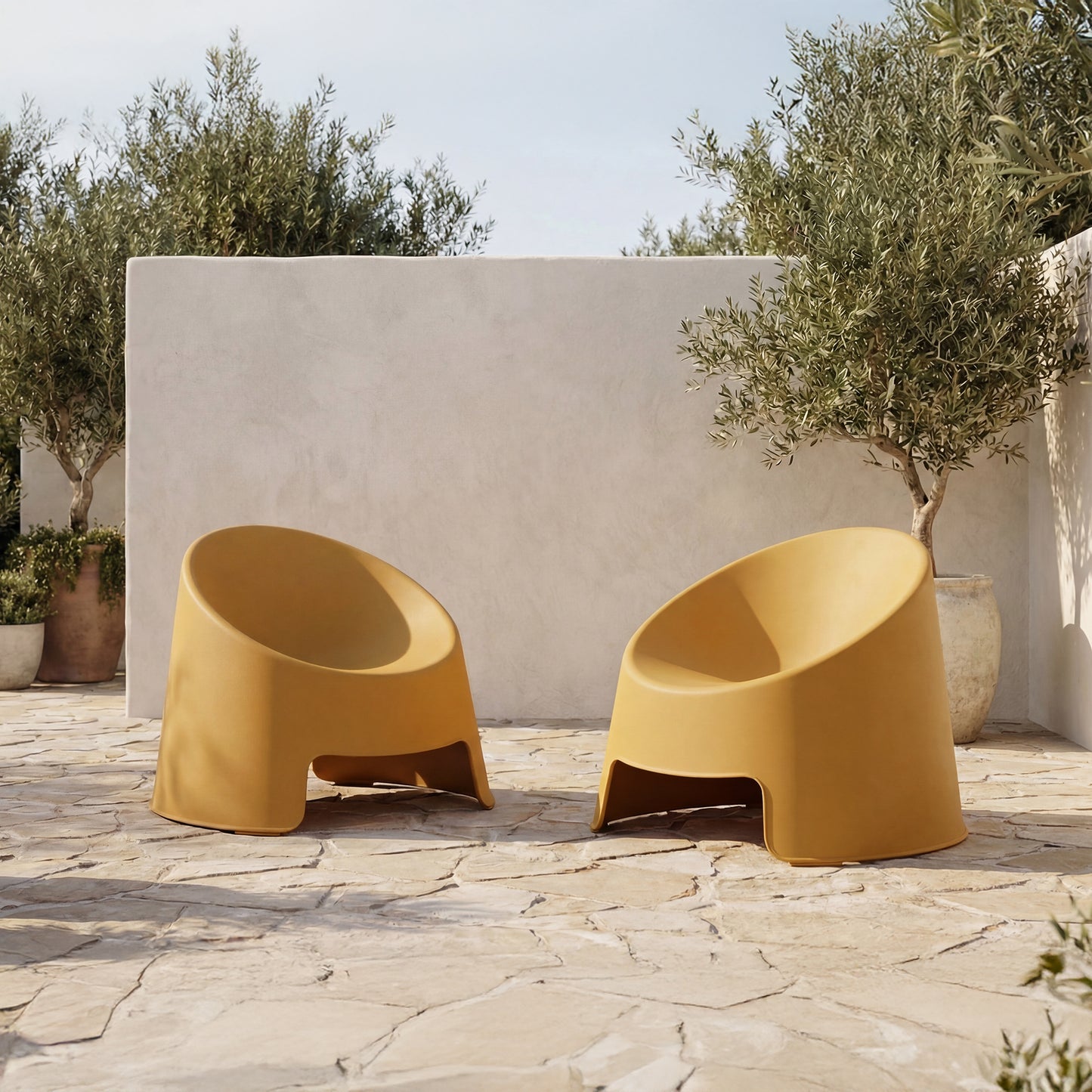 Nolla Outdoor Accent Chair Set of Two by Moe's Home