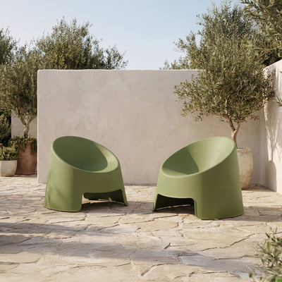 Nolla Outdoor Accent Chair Set of Two by Moe's Home