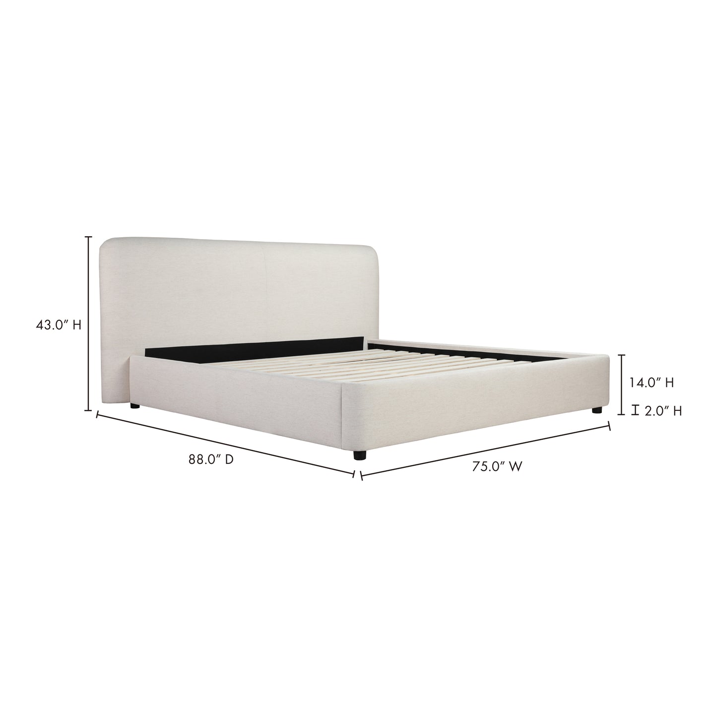 Samara Queen Bed by Moe's Home