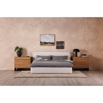 Samara King Bed Cottage Linen by Moe's Home