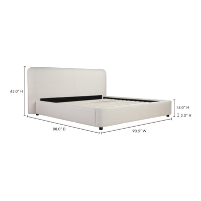 Samara King Bed by Moe's Home