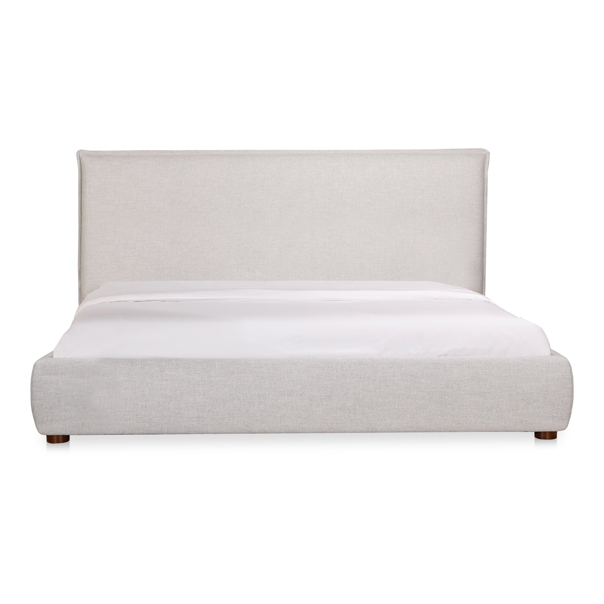 Luzon King Bed Light Grey | Grey