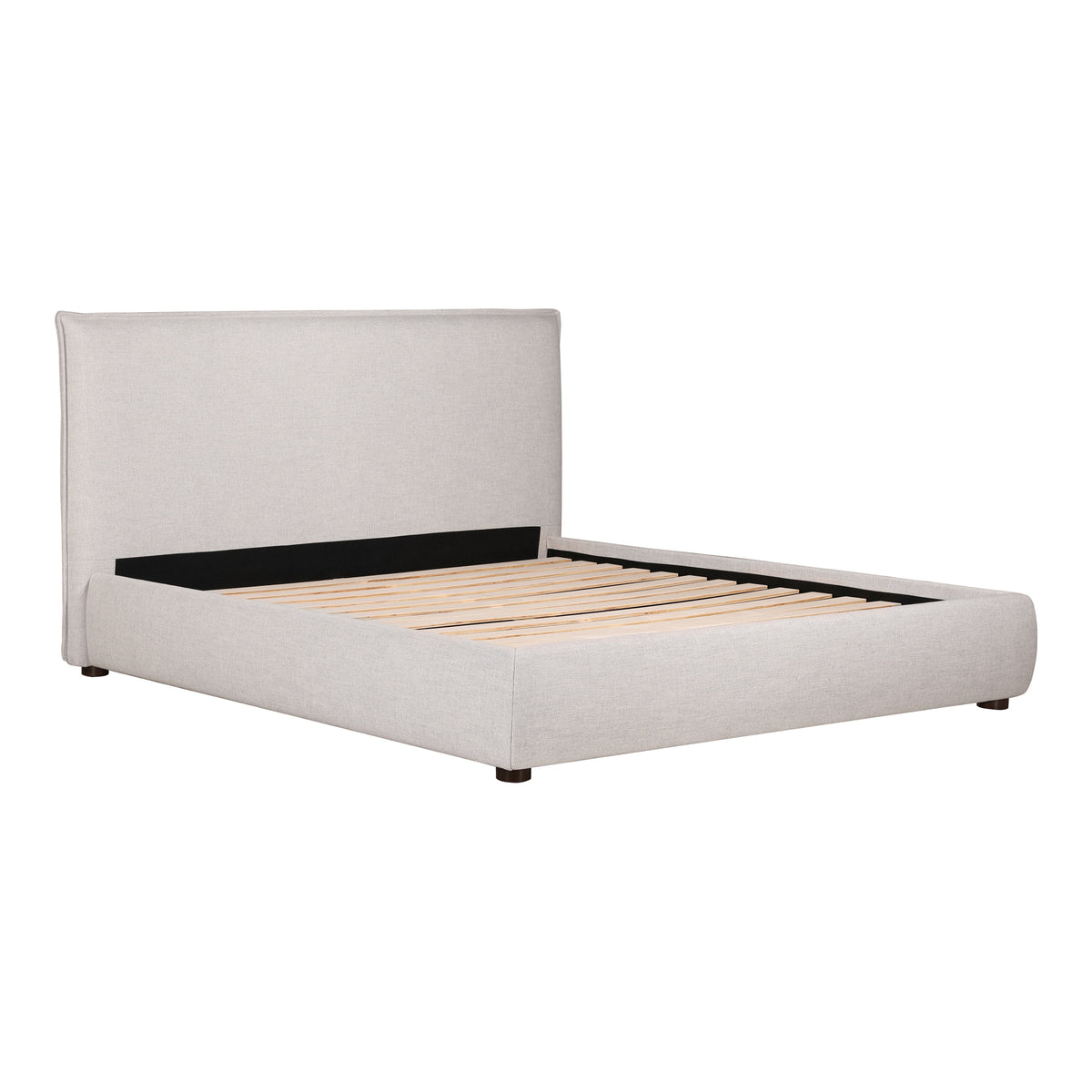 Luzon King Bed Light Grey by Moe's Home