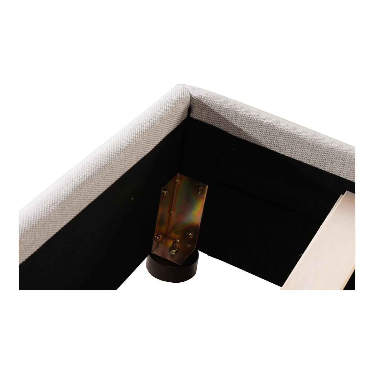 Luzon King Bed Light Grey by Moe's Home