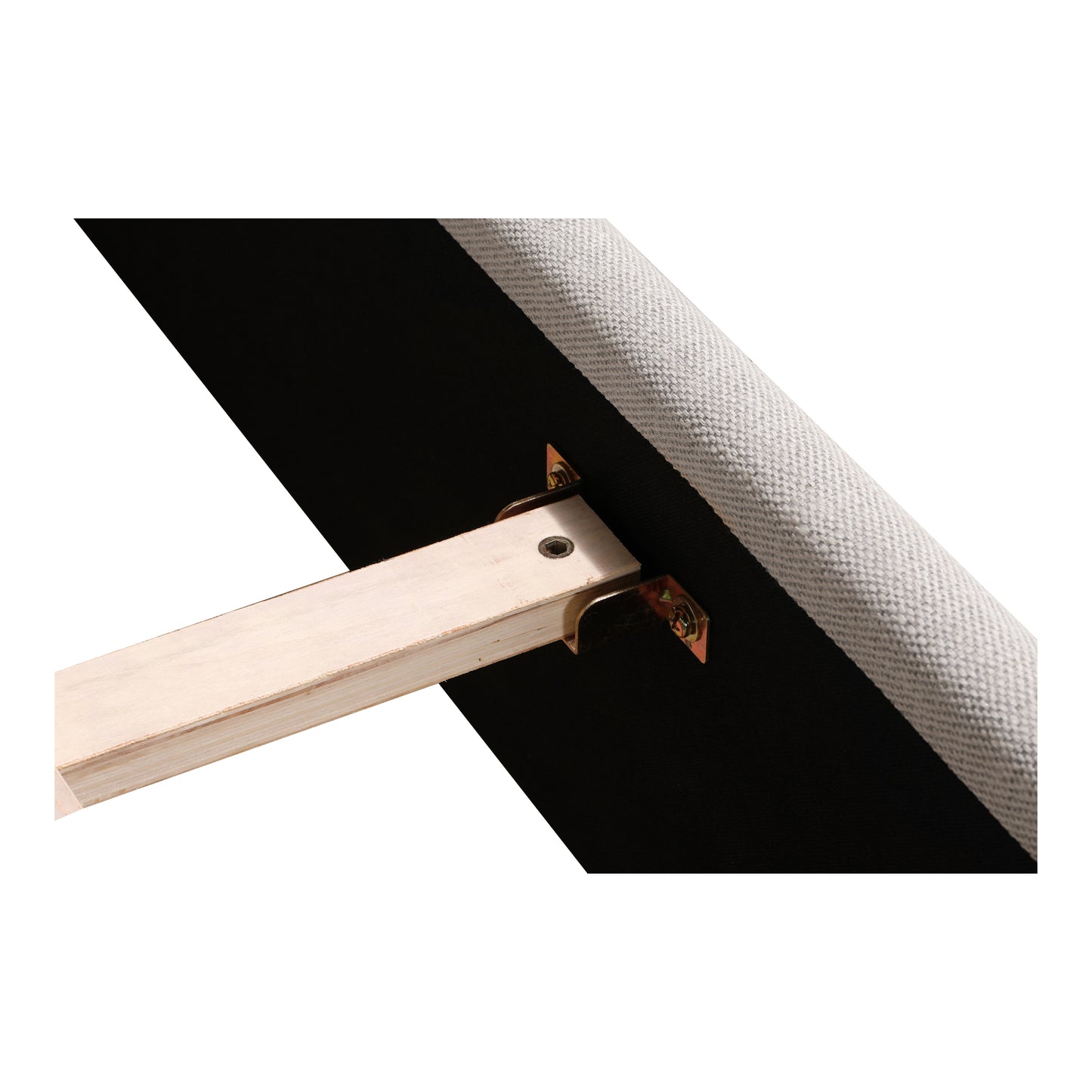 Luzon King Bed Light Grey by Moe's Home