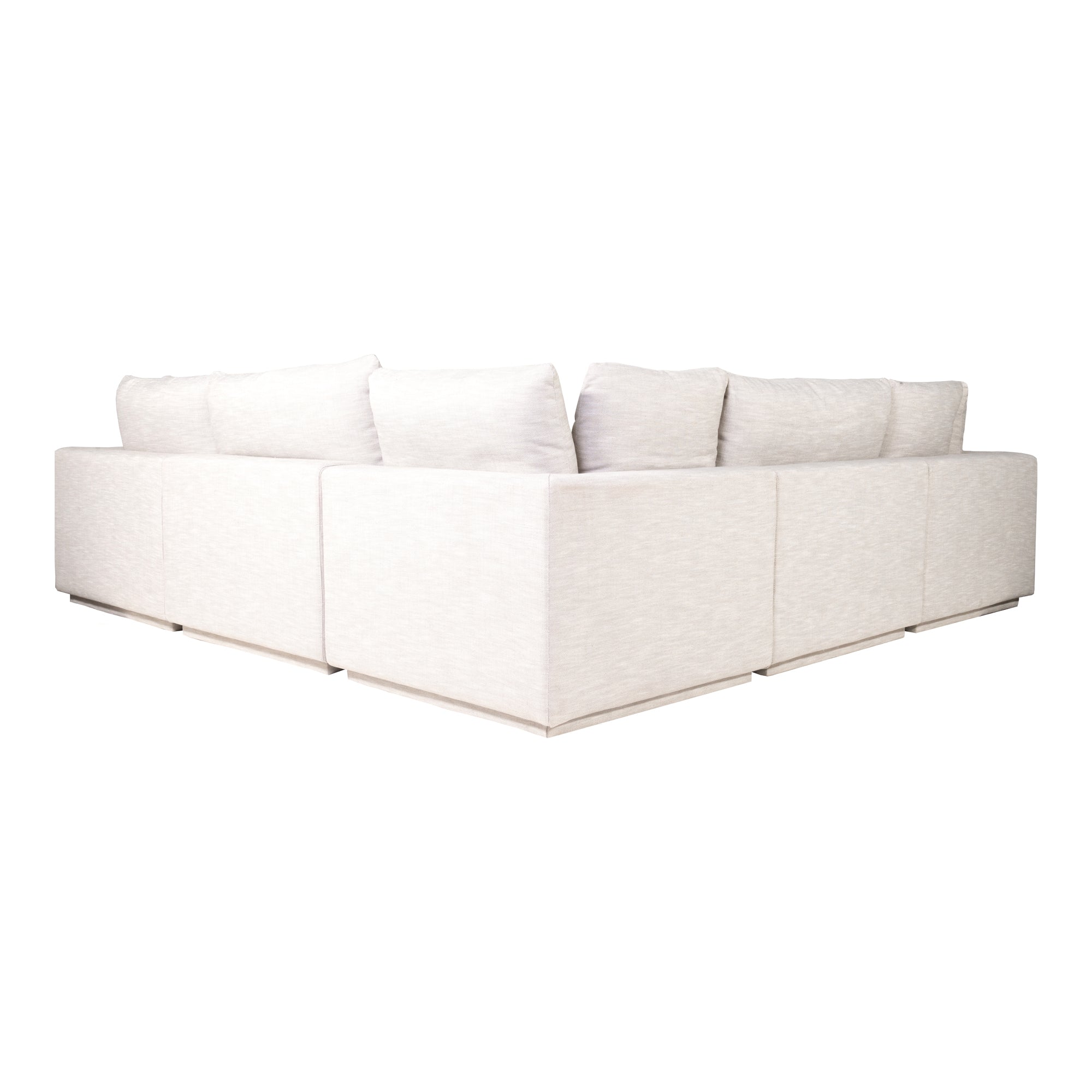 Justin Classic L-Shaped Modular Sectional Taupe