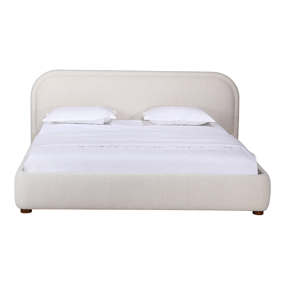Colin King Bed Oatmeal by Moe's Home