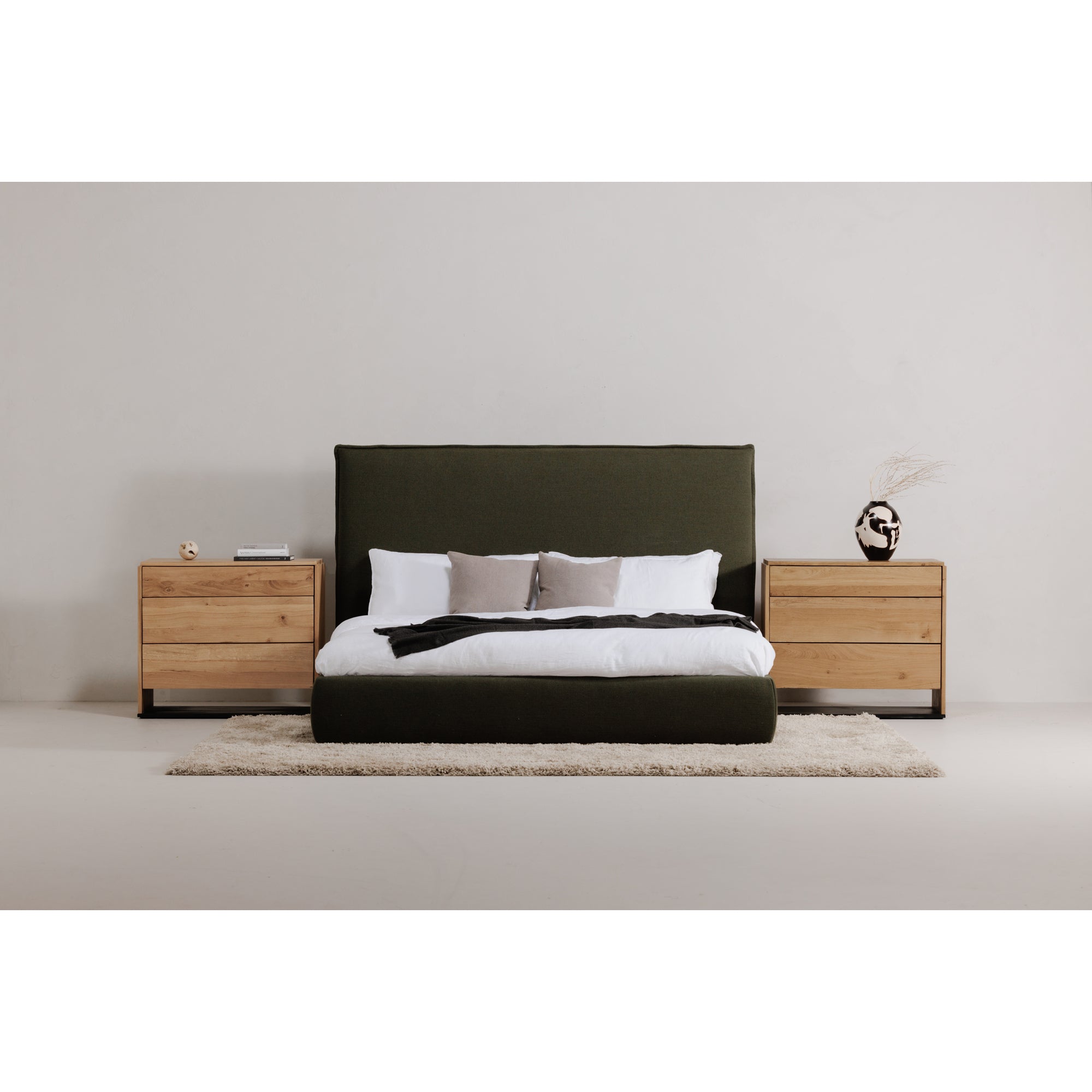 Luzon Queen Bed Tall Headboard