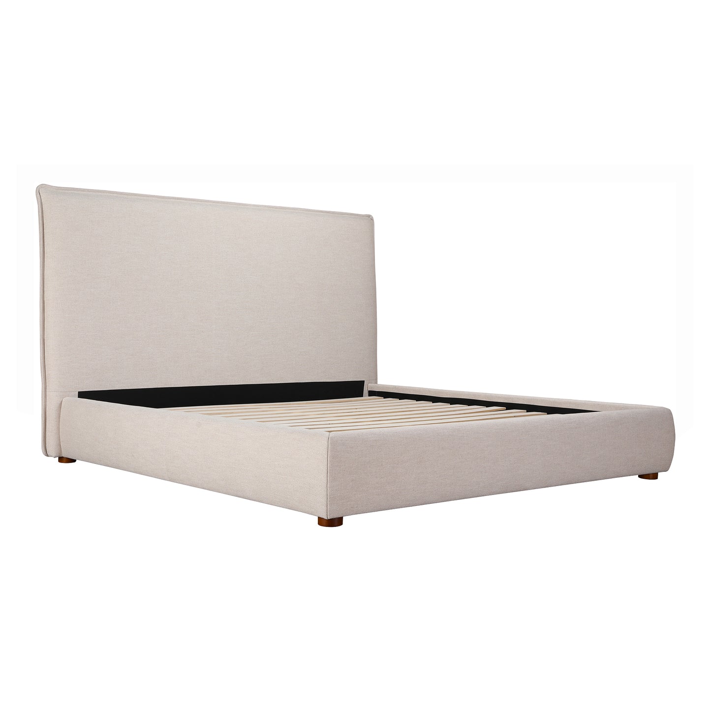 Luzon Queen Bed Tall Headboard Wheat by Moe's Home