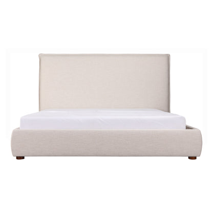 Luzon Queen Bed Tall Headboard Wheat