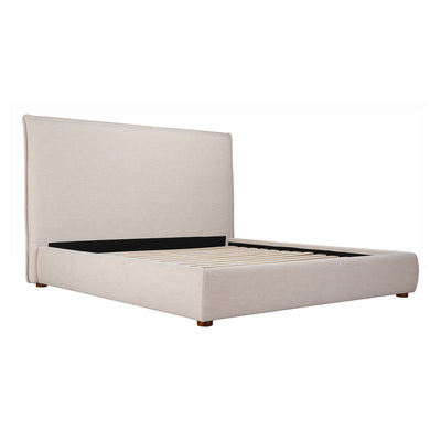 Luzon King Bed Tall Headboard Wheat by Moe's Home