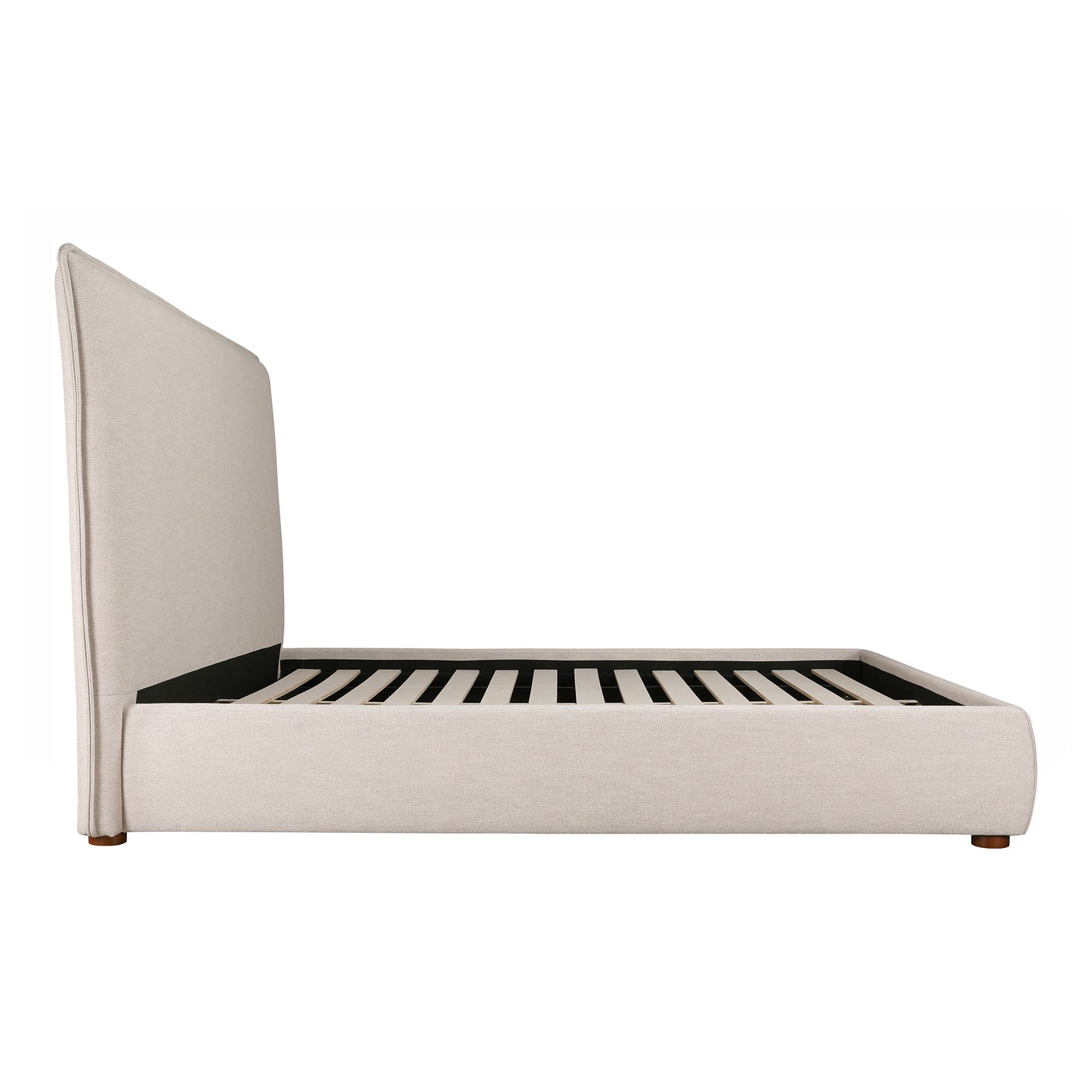 Luzon King Bed Tall Headboard Wheat by Moe's Home