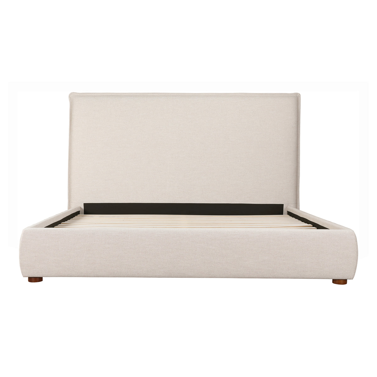 Luzon King Bed Tall Headboard Wheat by Moe's Home