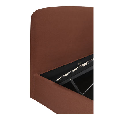 Joan Queen Storage Bed Rust