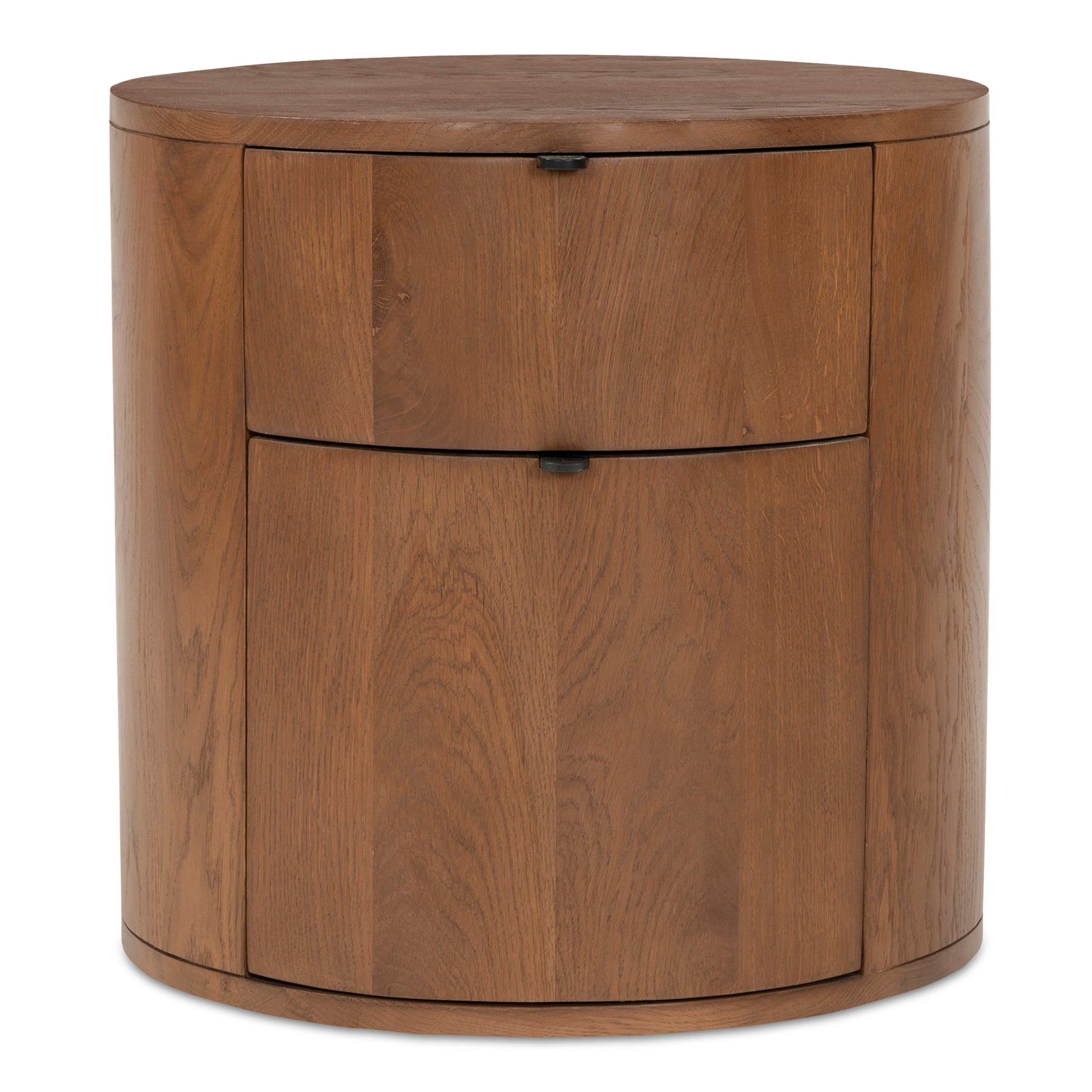 Theo Two Drawer Nightstand Brown | Brown