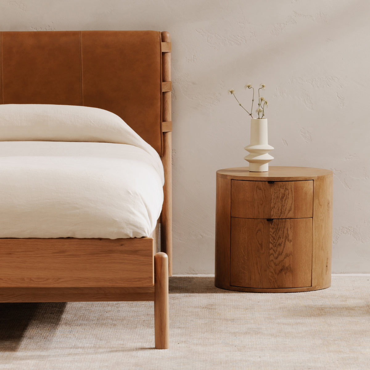 Theo Two Drawer Nightstand by Moe's Home