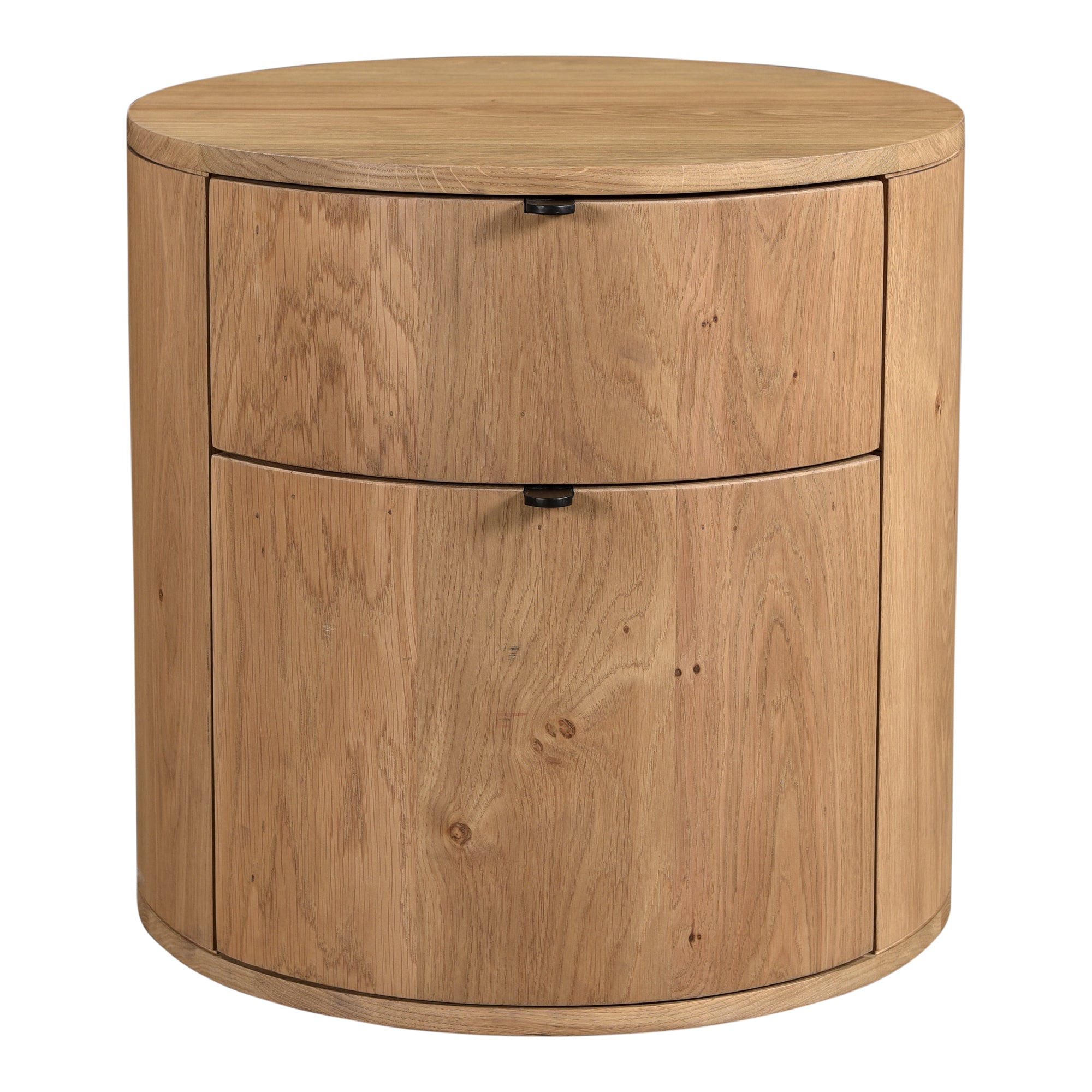 Theo Two Drawer Nightstand | Natural