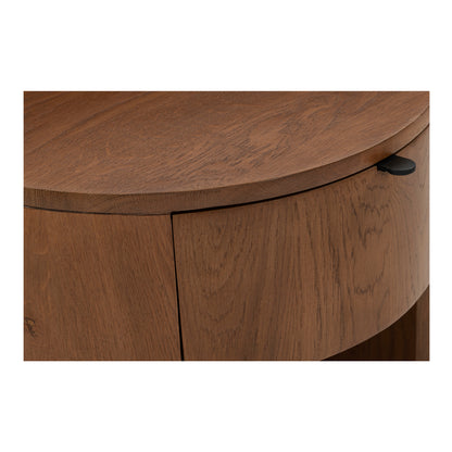 Theo One Drawer Nightstand Brown