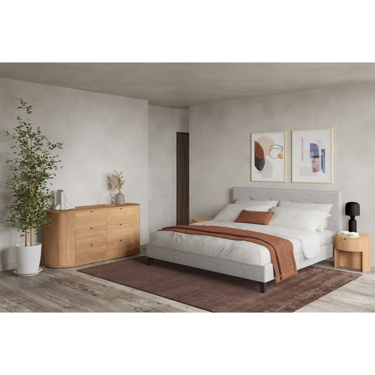 Theo One Drawer Nightstand by Moe's Home