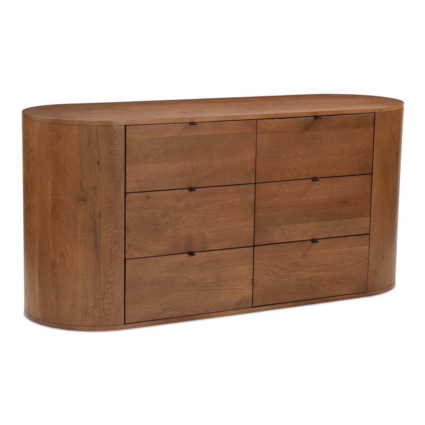Theo 6 Drawer Dresser Brown by Moe's Home