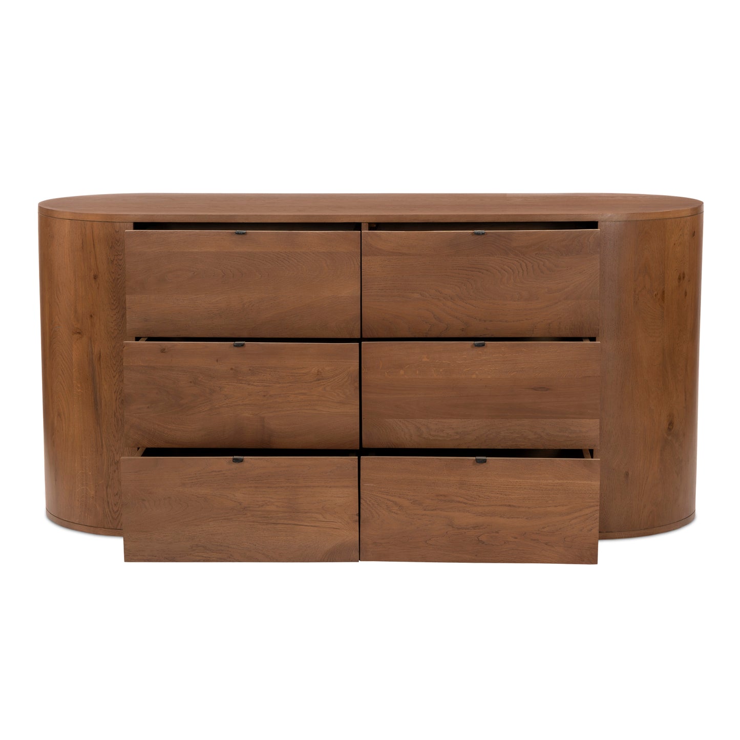 Theo 6 Drawer Dresser Brown by Moe's Home