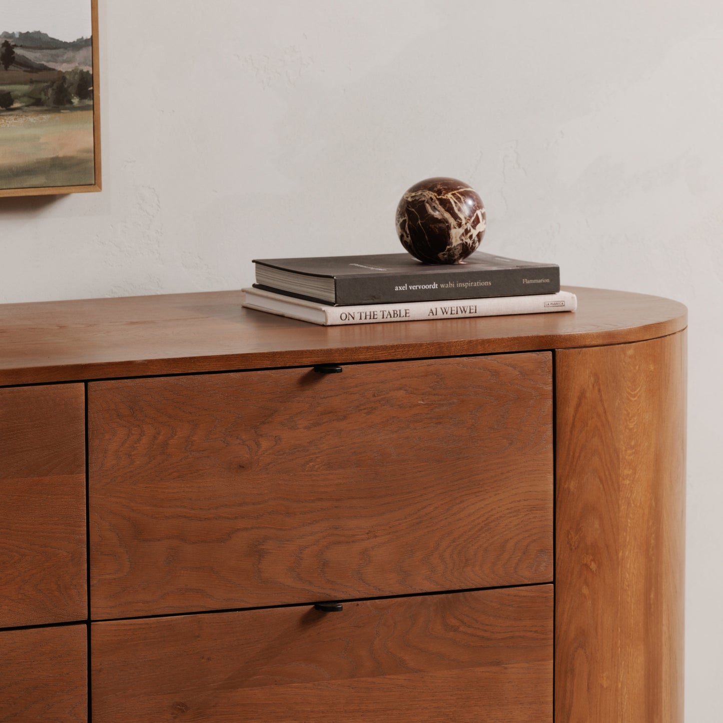 Theo 6 Drawer Dresser Brown by Moe's Home